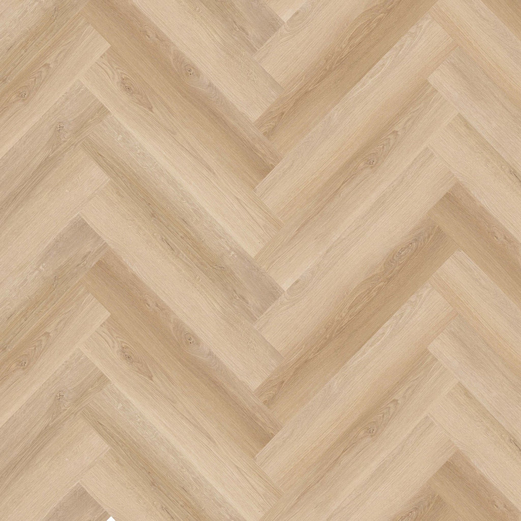 8mm SPC Herringbone Sunlit Timber